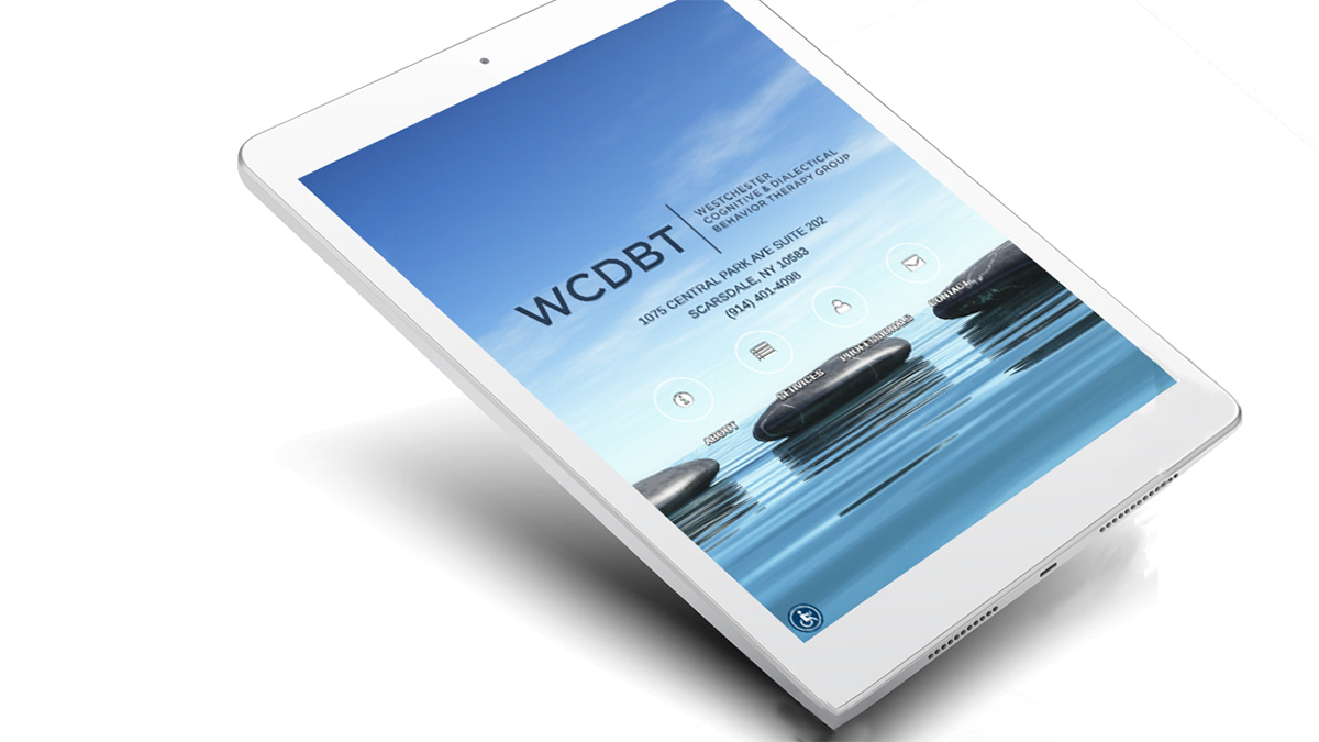 The image shows a tablet displaying the cover of a book or publication with a maritime theme, featuring a blue sky and water, along with text that includes  WCDB  and other technical terms.